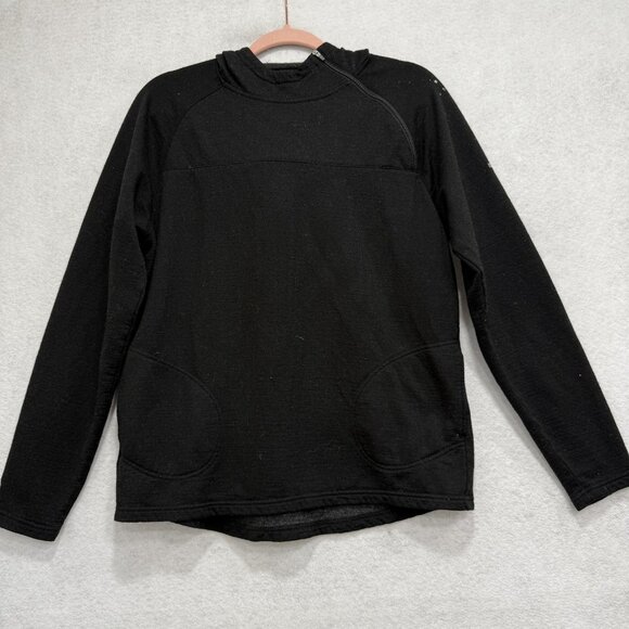 Kathmandu Hoodie Womens 12 MerinoMIDLite Wool Blend Pullover Outdoor Hiking - Picture 1 of 14